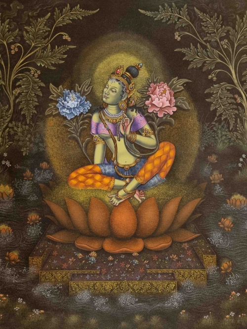Thangka Medicine Buddha