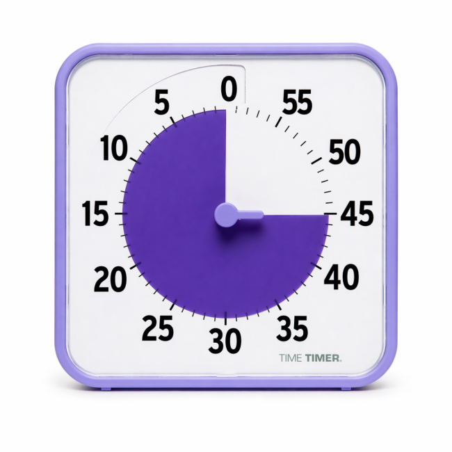 Time Timer Violet Collection classeroom